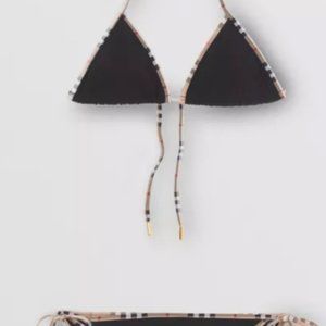 Burberry Check Detail Bikini